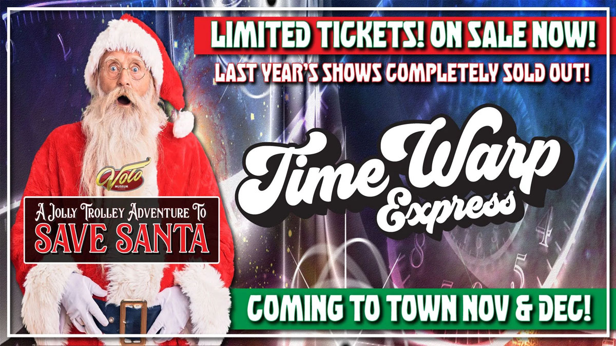 Time Warp Express Christmas Adventure at Volo Museum